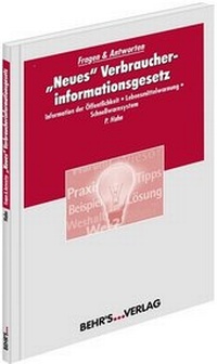 Abbildung von: "Neues" Verbraucher-informationsgesetz - Behr's GmbH