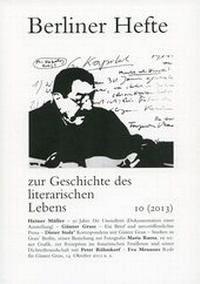 Enlarge image Cover: Günter Grass - Verlag für Berlin-Brandenburg