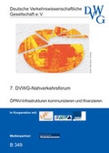 Cover: &Ouml;PNV-Infrastrukturen kommunizieren und finanzieren - Deutsche Verkehrswiss. Gesellsch.