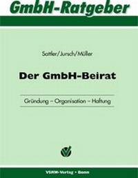 Abbildung von: Der GmbH-Beirat - VSRW