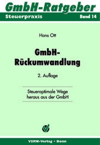 Abbildung von: GmbH-Rückumwandlung - VSRW