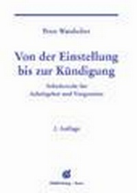 Abbildung von: Von der Einstellung bis zur Kündigung - VSRW