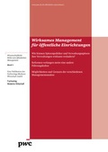 Cover: Wirksames Management f&uuml;r &ouml;ffentliche Einrichtungen - Moderne Wirtschaft