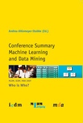 Cover: Conference Summary Machine Learnig and Data Mining - ibai-publishing Prof. Dr. Petra Perner
