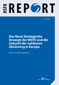 Cover: Das Neue Strategische Konzept der NATO und die Zukunft der nuklearen Abr&uuml;stung in Europa - PRIF - Leibniz-Institut f&uuml;r Friedens- und Konfliktforschung