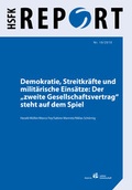 Cover: Demokratie, Streitkr&auml;fte und milit&auml;rische Eins&auml;tze - PRIF - Leibniz-Institut f&uuml;r Friedens- und Konfliktforschung