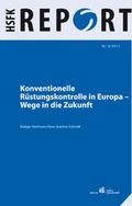 Cover: Konventionelle R&uuml;stungskontrolle in Europa - PRIF - Leibniz-Institut f&uuml;r Friedens- und Konfliktforschung