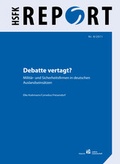 Cover: Debatte vertagt? - PRIF - Leibniz-Institut f&uuml;r Friedens- und Konfliktforschung