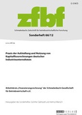 Cover: Praxis der Aufstellung und Nutzung von Kapitalflussrechnungen deutscher Industrieunternehmen - Fachmedien Otto Schmidt