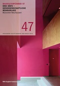 Cover: Baukulturf&uuml;hrer 47 Drei H&ouml;fe Genossenschaftliche Wohnanlage M&uuml;nchen - B&uuml;ro Wilhelm Verlag