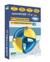 Abbildung von: openSUSE 11.4 32 Bit - Nicolaus Millin Verlag