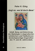 Cover: Sagt an wer ist doch diese - nova & vetera