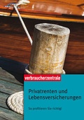 Cover: Privatrenten und Lebensversicherungen - Verbraucherzentrale NRW e.V.