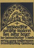 Cover: Norddeutsche gotische Malerei - Salzwasser Verlag