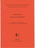 Cover: Probleme der Lessing-Biographie - Lessing-Akademie