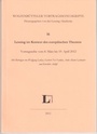 Cover: Lessing im Kontext des europäischen Theaters - Lessing-Akademie