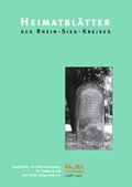 Cover: Heimatbl&auml;tter des Rhein-Sieg-Kreises - Rheinlandia Verlag