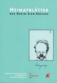 Enlarge image Cover: Heimatblätter des Rhein-Sieg-Kreises - Rheinlandia Verlag
