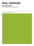 Cover: Paul Vanouse - Fingerprints - Argobooks