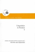 Cover: Adverbs and Adjunction - Universit&auml;tsverlag Potsdam