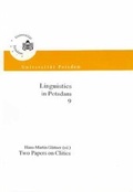 Cover: Two Papers on Clitics - Universit&auml;tsverlag Potsdam
