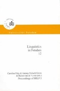 Cover: Proceedings of HILP 5 - Universit&auml;tsverlag Potsdam