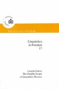 Cover: The double scope of quantifier phrases - Universit&auml;tsverlag Potsdam