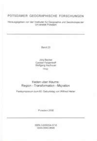 Enlarge image Cover: Reden über Räume: Region - Transformation - Migration - Universitätsverlag Potsdam