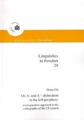 Cover: On A- and A'- dislocation in the left periphery - Universit&auml;tsverlag Potsdam