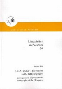 Enlarge image Cover: On A- and A'- dislocation in the left periphery - Universitätsverlag Potsdam