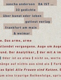 Cover: Da ist... - gutleut verlag