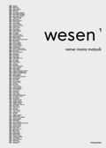 Cover: wesen und utopie. Prototypmodelle postevolution&auml;rer Lebensformen / wesen - gutleut verlag