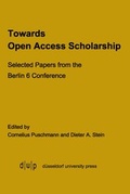 Cover: Towards Open Access Scholarship - d&uuml;sseldorf university press dup