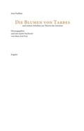 Cover: Die Blumen von Tarbes und weitere Schriften zur Theorie der Literatur - Urs Engeler