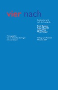 Cover: vier nach. Katalanische Lyrik nach der Avantgarde - Stiftung Lyrik Kabinett