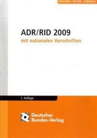 Bild: ADR / RID 2009 mit nationalen Vorschriften - Deutscher Bundes-Verlag