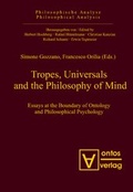 Cover: Tropes, Universals and the Philosophy of Mind - editiones scholasticae