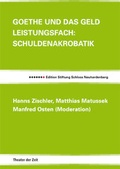 Cover: Goethe und das Geld - Theater der Zeit