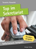Cover: Sofortwissen kompakt: Top im Sekretariat - Heragon Verlag GmbH
