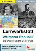 Cover: Lernwerkstatt Weimarer Republik - KOHL VERLAG Der Verlag mit dem Baum