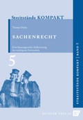 Cover: Streitst&auml;nde Kompakt / Streitst&auml;nde Kompakt Band 5 - Sachenrecht - Richter, Hans-Peter