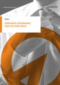Cover: Corporate Governance and the stock price - VAWW - Verlag f&uuml;r angewandte Wirtschaftswissenschaften