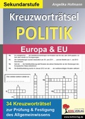 Cover: Kreuzwortr&auml;tsel Politik / Europa und Europ&auml;ische Union - KOHL VERLAG Der Verlag mit dem Baum