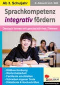 Cover: Sprachkompetenz integrativ f&ouml;rdern - KOHL VERLAG Der Verlag mit dem Baum