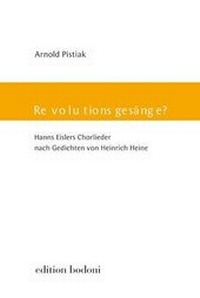 Enlarge image Cover: Revolutionsgesänge? - edition bodoni