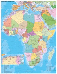 Abbildung von: Afrika politisch mit Postleitbereichen - Stiefel Eurocart