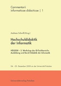 Cover: Hochschuldidaktik der Informatik - Universit&auml;tsverlag Potsdam