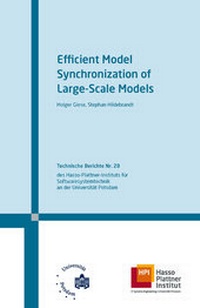 Enlarge image Cover: Efficient model synchronization of large-scale models - Universitätsverlag Potsdam