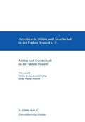 Cover: Milit&auml;r und materielle Kultur in der Fr&uuml;hen Neuzeit - Universit&auml;tsverlag Potsdam