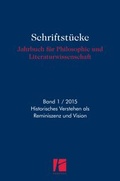 Cover: Historisches Verstehen als Reminiszenz und Vision - Parodos Verlag